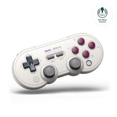 Imagem de 8BitDo SN30 Pro Bluetooth Controller with Hall Effect Joysticks, Rumble Vibration, and Turbo Function, Compatible with Switch/Switch 2, PC, macOS, Android, Steam Deck & Raspberry Pi (G Classic)