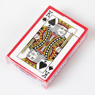 Imagem de Kit 2 Cartas Poker Plástico Baralho Estojo