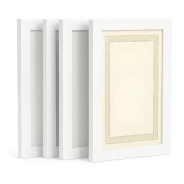 Imagem de Molduras Para Quadros Com Acetato e Fundo mdf,porta retrato,porta retrato parede (branco)