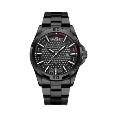 Imagem de Relógio Masculino À Prova D'Água Em Aço Inoxidável Esportivo Militar Q