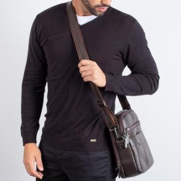 Imagem de Bolsa transversal com divisórias Fernando-Masculino