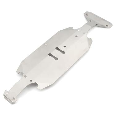 Imagem de GOTOTOP Armadura de Chassi de Aço Inoxidável, Placa de Proteção Durável para Acessórios de Carro de Controle Remoto Tamiya XV-01 (-2)