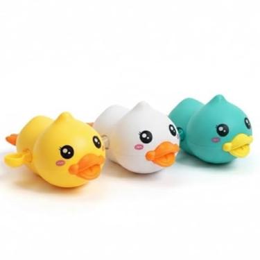 Imagem de Kit Brinquedo de Banho Patinho a Corda | Nada Sozinho na Água, Infantil e Bebê, Banheiro e Piscina (Kit Patinho 2 aleatórios)