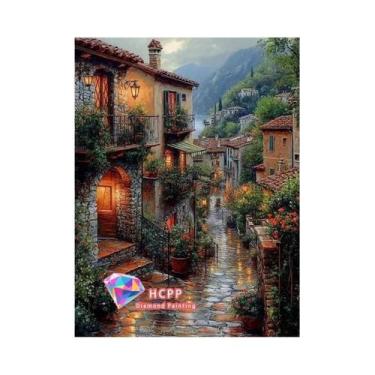 Imagem de Kit De Pintura Em Diamante 5D De Árvore De Coco Na Praia, DIY Mosaico 