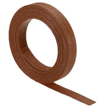 Imagem de Generic 5,4 jardas x 1,5 cm cana de tecelagem de vime, 12 camadas de papel cesta de tecelagem de vime suprimentos de tecelagem para fabricação de tecidos de vime faça você mesmo, marrom