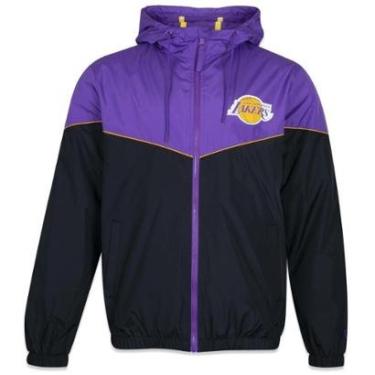 Imagem de Jaqueta New Era Corta Vento Windbreaker Nba Los Angeles Lakers Core-Masculino