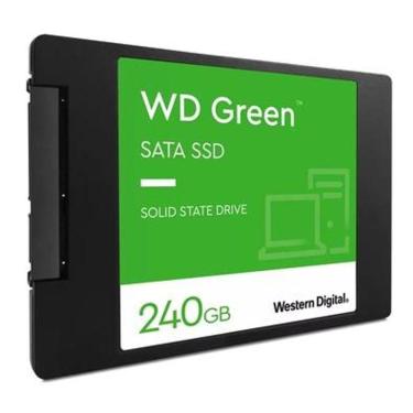 Imagem de Ssd Wd Green, 240gb, Sata, Leitura 545mb/s E Gravação 430mb/s - Wds240g3g0a