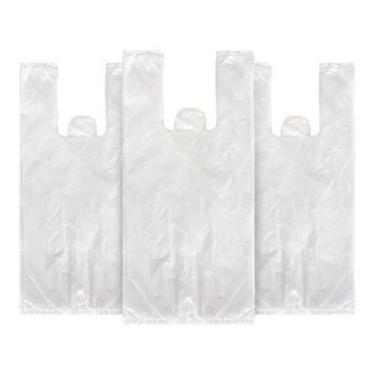 Imagem de Sacola Plástica Reciclada 40X50 Branca 10Kg - Higipack
