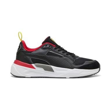 Imagem de PUMA Tênis masculino Scuderia Ferrari Trinity 2 com cadarço, casual, preto, Preto, 45