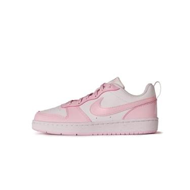 Imagem de Nike Tênis infantil Court Borough Low Recraft, Espuma branca/rosa, 5 Big Kid