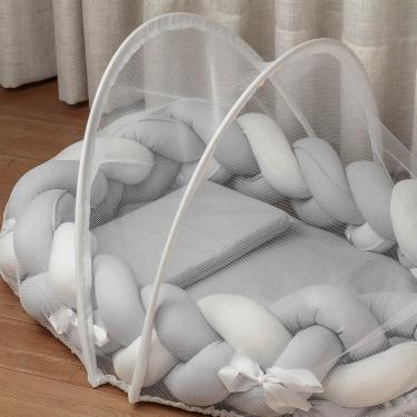 Imagem de Kit Ninho Redutor de Berço 150 Fios Baby Joy Fábula