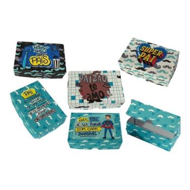 Imagem de 50 Caixa Docinhos Presente Especial Dia Dos Pais