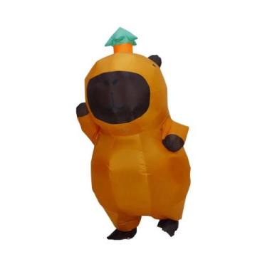 Imagem de Fantasia Inflável De Capibara Para Adultos Para Halloween, Cosplay, Fe