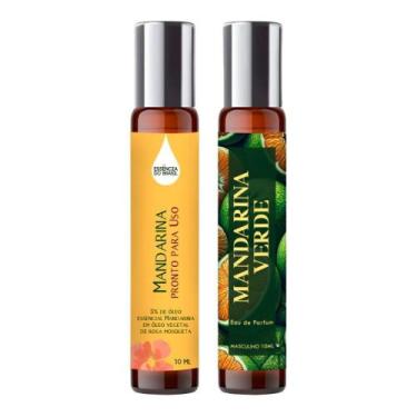 Imagem de Perfume Roll On Mandarina Verde Homem 10Ml + Óleo Essencial - Essência