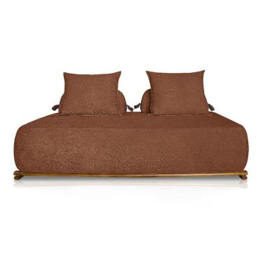 Imagem de Sofá Agius 3 Lugares 2,20 Linho Boucle - Lucadi Home