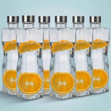 Imagem de Conjunto Garrafas Vidro Para Área Gourmet Churrasco Batidas Drinks Pro