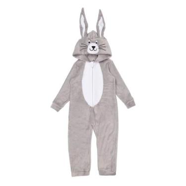 Imagem de Macacão Inverno Bichos Fleece Fantasia Animais Bebê Infantil - AG Indu