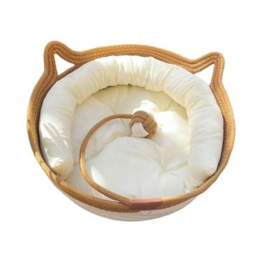 Imagem de Cama Para Gatos Lavável E Removível Para Quatro Estações, Tapete De Ra