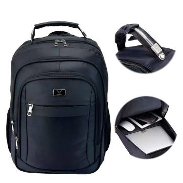 Imagem de Mochila Bag Costas Executiva Reforçada Notebook Preta