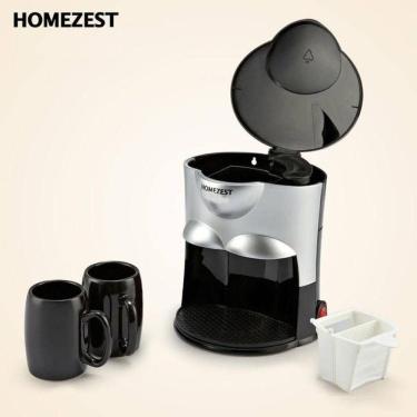 Imagem de Cafeteira Homezest 2 Copos 300ml – Compacta, Prática E Elegante (110V)