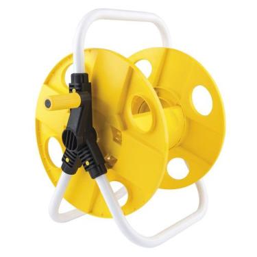 Imagem de Suporte Enrolador de Mangueira Simples até 50m 1/2 pol Com engates - C