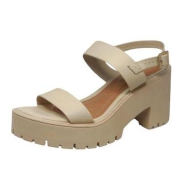 Imagem de Sandalia Conforto Salto Grosso Medio Ramarim 2354222-Feminino