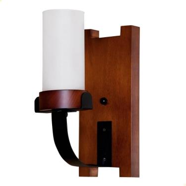 Imagem de Arandela Muller Country Retangular 1 Lâmpada Envelhecida 1201E