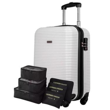 Imagem de Mala de Viajem Pequena 10kg Vai a Bordo Expansível Espaçosa Original S
