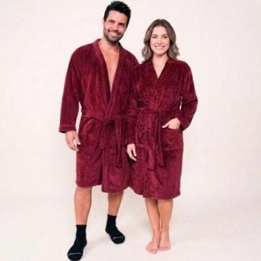 Imagem de Roupão Adulto Benévola Premium Antialérgico Unissex Confortável Macio Luxo Frio Quentinho Original-Unissex