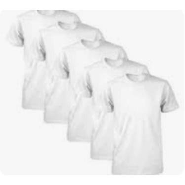 Imagem de Kit 5 Camisetas PLUS SIZE, masculina. Uso casual e esportivo. - Oly Sp