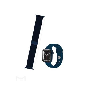 Imagem de Pulseira De Metal Para Smartwatch (sw-98) Psw-98 Maketech., AZUL