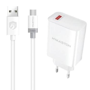 Imagem de Kit Carregador Turbo Compatível com Samsung Galaxy M54 M53 M52 M51 M42