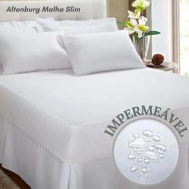 Imagem de Protetor De Colchão Impermeável Malha Slim King Altenburg Desenho do t