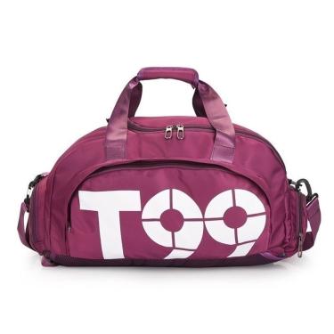 Imagem de Bolsa Mala Esportiva Mochila Costa Transversal Fitness Treino Futebol Academia Impermeável Roxo