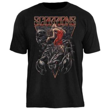 Imagem de Camiseta Scorpions Rock You Like A Hurricane - Stamp, Preto, P