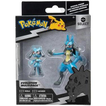 Imagem de Pokémon Multipack Evolução Figuras Riolu & Lucario - Sunny