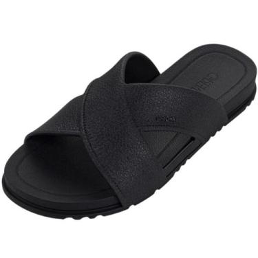 Imagem de Chinelo Feminina Prática Confortavel Cheia de Charme Grendha, Preto, 3