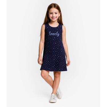 Imagem de Vestido Menina Infantil Select Azul