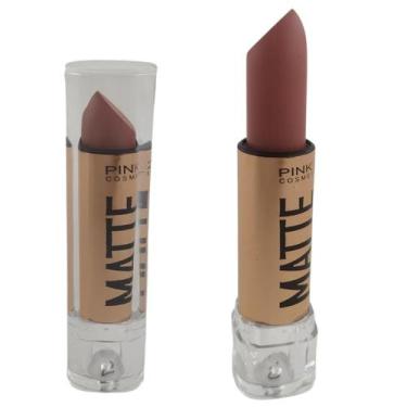 Imagem de Batom Matte Pink 21 Cosmetics, Cor 7