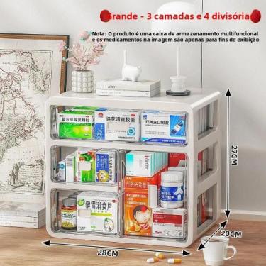 Imagem de Caixa De Armazenamento Médica Doméstica De Grande Capacidade Com Múlti