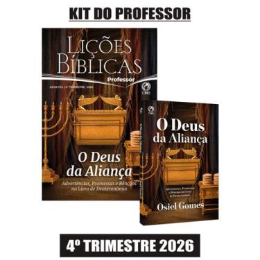 Imagem de Kit do professor ebd cpad - 1 revista professor grande + 1 livro de ap