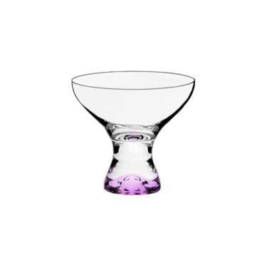 Imagem de Taça De Cristal Colorida Rosa Para Sobremesa 330 ml Vega Bohemia
