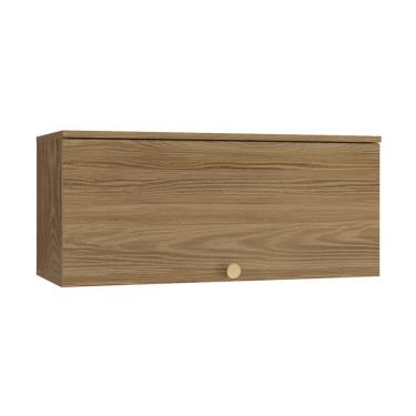 Imagem de Armário Aéreo Botanic 1 Porta Nogueira 80 cm