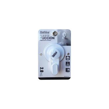 Imagem de Gancho Branco Com Ventosa Bathlux