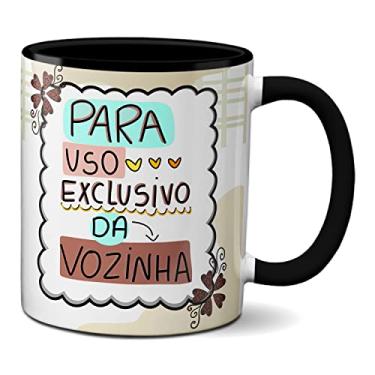Imagem de Caneca Para Uso Exclusivo Da Minha Vozinha Presente Fofo (Preta)