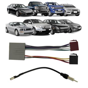 Imagem de Chicote de Ligação + Chicote Adaptador Antena Edge Fusion Focus F-250 Mustang New Fusion Ranger