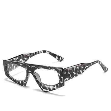 Imagem de Óculos de sol poligonais de personalidade Triângulo irregular olho de gato moda óculos de sol de rua moda tendência óculos de sol all-match, 4, tamanho único