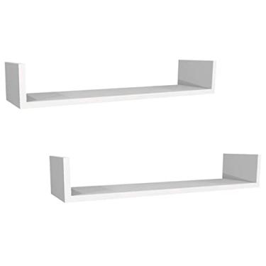 Imagem de Kit 2 Prateleiras Tipo U 50x20x11,5cm