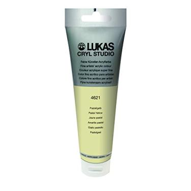 Imagem de Lukas Tinta acrílica Cryl Studio 125 ml de qualidade premium - amarelo pastel