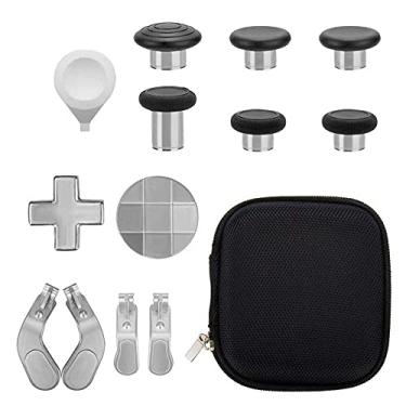 Imagem de MOOKEENONE Replacement Controller Gamepad Swap Joysticks Paddles Thumbsticks Button Set with D-Pad Paddles for Xbox